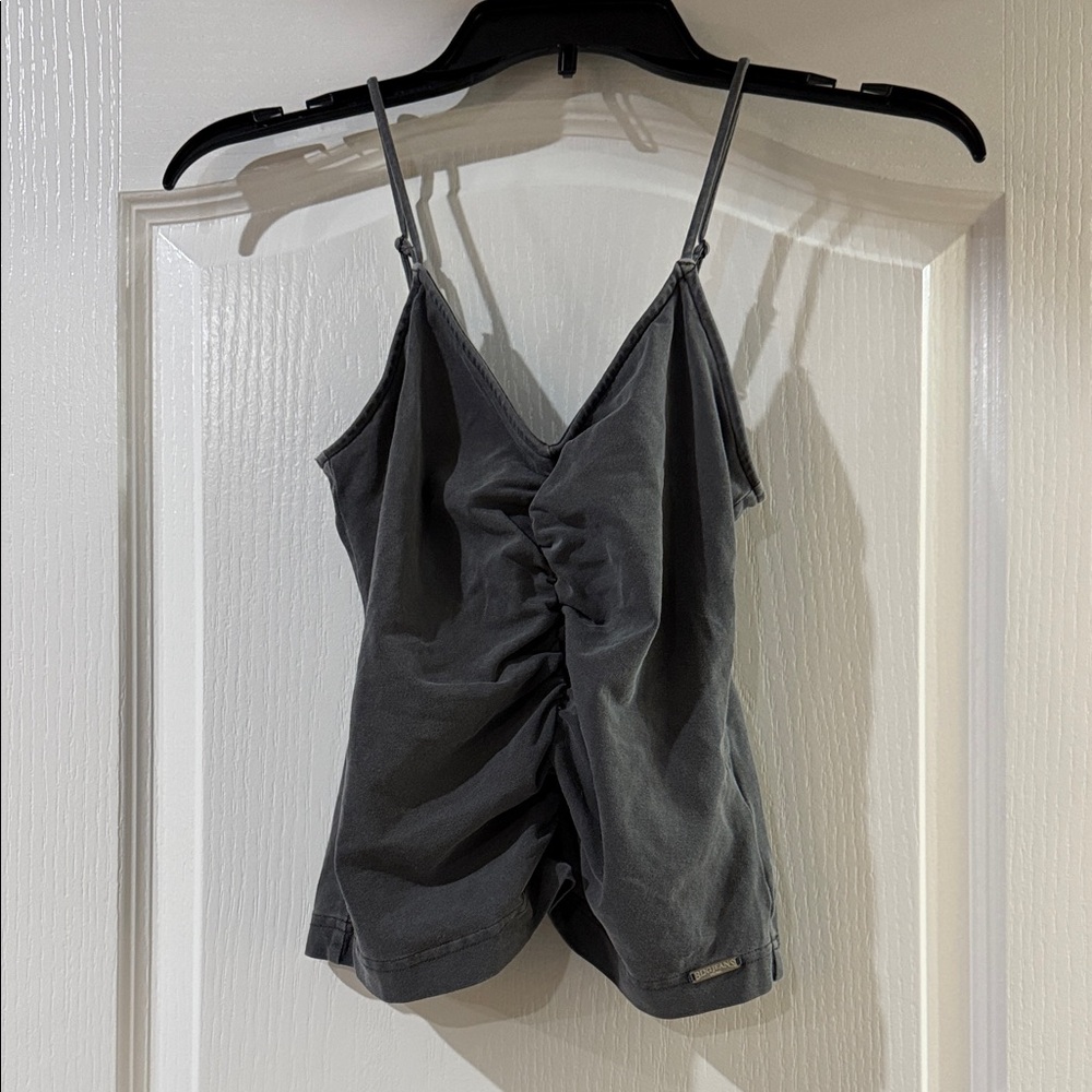BDG Gray Ruched Women's Tank Top. Size small